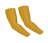 FZQVSLCM Manchons de protection solaire jaune naturel avec trou pour le pouce pour homme et femme
