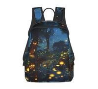 FZQVSLCM Sac à dos léger pour ordinateur portable - Sac à dos de randonnée avec lucioles - Sac de voyage pour homme et femme
