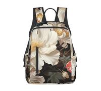 FZQVSLCM Sac à dos léger pour ordinateur portable - Sac à dos de randonnée tendance à fleurs - Sac de voyage pour homme et femme