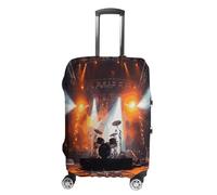 FZQVSWTX Housse de protection lavable pour valise, motif phare avec peinture diamant imprimée, protection élastique pour valises de 48,3 à 81,3 cm, Scène de concert rock, M