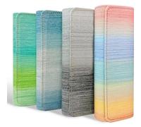 FZSECRIU 4 Pcs Étuis à Lunettes Rigides,Etui Lunettes Coloré,Boite Lunettes Rigide Portable, Boîte à Lunettes pour Lunettes de Myopie, Lunettes de Soleil,etui lunettes rigide(Dégradé)