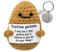 FZSECRIU patate positive français,Tissage créatif, pommes de terre, cadeaux de guérison,Décoration de bureau à domicile,Un cadeau spécial significatif pour les meilleurs amis des femmes et des hommes