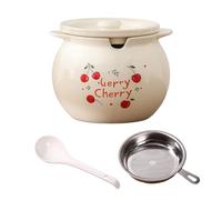 fztonk Bidon d ' Huile en céramique de 1400 ML avec Couvercle hermétique Récipient de Graisse de Bacon pour l ' Organisation du comptoir Récipient d ' Huile de capacité avec Couvercle