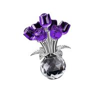 fztonk Centre de Table délicat en Forme de Rose en, décoration d ' intérieur Moderne et élégante, adapté à Divers événements de célébration, Figurine de Fleur en