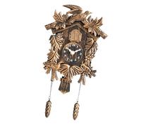 fztonk Coucous Horloge à Oiseaux mécanisme Silencieux sans tic-tac pendules réglage des Volumes pour la Maison Salon Bureaux décors Salon