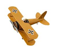 fztonk Décors d ' Avions rétro, modèle d ' Avion biplan en métal, Ornement Suspendu, décoration de Bureau, de Noël, modèle d ' Avion en Fer, biplan en métal