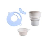 fztonk Ensemble Complet d ' Accessoires pour Batteur sur Socle avec Entonnoir à Farine étendu, Couvercle antiéclaboussures et Tasse à mesurer, Tasse à mesurer de précision pour la Farine