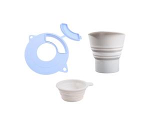 fztonk Ensemble Complet d ' Accessoires pour Batteur sur Socle avec Entonnoir à Farine étendu, Couvercle antiéclaboussures et Tasse à mesurer, Tasse à mesurer de précision pour la Farine