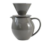 fztonk Ensemble de cafetière à café en céramique de 830 ml, carafe de capacité et goutteur pour les réunions de famille et d ' amis, en céramique sur la cafetière