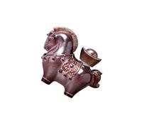 fztonk Figurine de Cheval en résine de Culture du thé Chinois, Accessoire d ' Effet de Changement de Couleur, idéal pour Les décors de cérémonie en résine de Table de thé