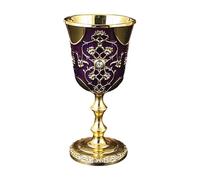 fztonk Gobelet en métal clouté, Design étincelant pour la dégustation de vin et le réglage de Table sophistiqué, tasses en verre, pour les bien-aimés
