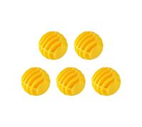 fztonk Lot de 5 balles d'entraînement de golf en caoutchouc synthétique pour intérieur et extérieur