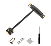 fztonk Miniature PCIe 1X 4X 8X 16X Carte réseau sans fil Connexion de carte son Miniature câble d ' extension Câble d ' extension pour appareils sans fil