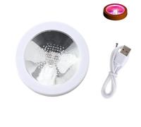 fztonk sous-Verres Lumineux Multicolores à LED changeantes, Rechargeables par USB pour générer des visuels passionnants Lors d ' événements Sociaux et d ' Ambiance de Club