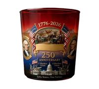 fztonk Verre à vin de célébration du 250e anniversaire des Américains historiques pour les collectionneurs et les passionnés d ' histoire, articles de permanents pour les irlandais
