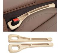 FZTZSQ 1 Paire Voiture écart de Siège Stockage pour BMW 3 Series E93 Cabriolet 2007 2008 2009 2010 2011 2012 2013, Auto Remplissage de Siège Empêcher Les Objets de Tomber Accessoires,Beige