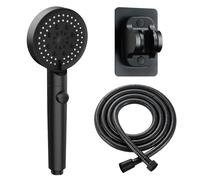 FZYCOM Pommeau de Douche Haute Pression, 6 Modes Pommeau de Douche avec 1.5M Tuyau et Support, Douche, Pommeau de Douche Economie D'eau, Douchette Douche Salle de Bain