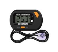 Fzzuzdlap -50 ℃ - 70 ℃ Thermomètre Numérique pour Aquarium avec Ventouse Capteur de Température Testeur Facile à Installer