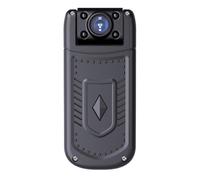 Fzzuzdlap MD36 Mini Caméra HD 1080P Lampe de Poche Mini Caméra Corps Magnétique Caméra Détection de Mouvement Instantané Enregistrement en Boucle Caméscope