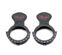Fzzuzdlap Nouveau TC-206 Essai Cadre Clip Cadre Optométrie Monoculaire Optique Test Cadre Support Ophtalmique Instrument (2 Pièces) A