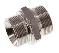 G 1 1/2'' Acier inoxydable Double Mamelon 315 Barre - Hydraulique