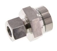 G 1 1/2'' mâle x 20S Bague coupante droite en acier inoxydable avec joint FKM 400 Bar DIN 2353