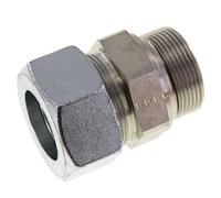 G 1 1/2'' mâle x 38S Anneau de coupe droit en acier zingué avec joint FKM 315 Bar DIN 2353