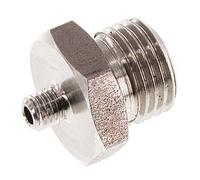 G 1 1/2'' x G 1 1/4'' Mamelon double en acier inoxydable 40 Bar