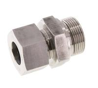 G 1 1/4'' mâle x 25S Bague coupante droite en acier inoxydable avec joint FKM 400 Bar DIN 2353