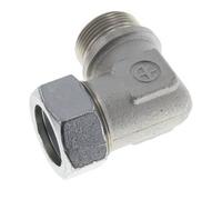 G 1 1/4'' Male x 35L Acier zingué Raccord coudé 90° 160 Bar DIN 2353