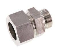 G 1 1/4'' mâle x 38S Bague coupante droite en acier inoxydable avec joint FKM 315 Bar DIN 2353