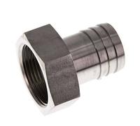 G 1 1/4'' x 32mm Acier inoxydable Embout de tuyau 40 Bar