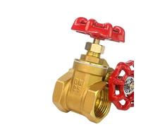 G 1/2" 3/4" 1" 1-1/2" 2" Female Thread Brass Gate Valve DN15 DN20 DN25 DN32 DN40 DN50 with Steel Handwheel Full Port(DN25)