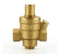 G 1/2" 3/4" 1" 2" Régulateur de soupape de maintien de réduction de pression d'eau en laiton Manomètre de soupape de décharge réglable pour compresseurs et outils pneumatiques(DN50)