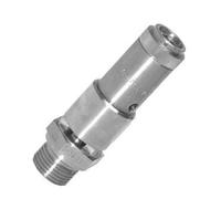 G 1/2'' Acier inoxydable 316 Soupape de sécurité préréglée 0,3 bar (4,35 psi) DN 10