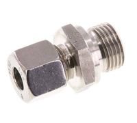 G 1/2'' mâle x 10S Bague coupante droite en acier inoxydable avec joint FKM 630 Bar DIN 2353