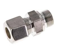 G 1/2'' mâle x 14S Raccord à compression droit en acier inoxydable avec joint FKM 630 Bar DIN 2353