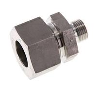 G 1/2'' mâle x 25S Bague coupante droite en acier inoxydable avec joint FKM 400 Bar DIN 2353