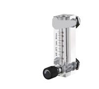 G 1/4 "BSPT femelle M18 panneau flotteur débitmètre gaz liquide débitmètre d'air rotamètre avec vanne de commande(10-100 LPM Gas)