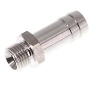 G 1/4'' Male x 13mm Acier inoxydable Embout de tuyau 40 Bar