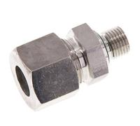 G 1/4'' mâle x 14S Bague coupante droite en acier inoxydable avec joint FKM 630 Bar DIN 2353