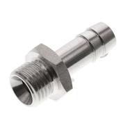 G 1/4'' Male x 9mm Acier inoxydable Embout de tuyau 40 Bar