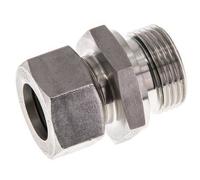 G 1'' mâle x 22L Anneau de coupe droit en acier inoxydable avec joint FKM 160 Bar DIN 2353