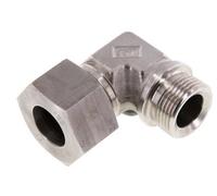 G 1'' Male x 25S Raccord coudé 90° en acier inoxydable 400 Bar DIN 2353