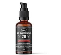 G-20 Huile de barbe 50 ml huile de romarin huile de menthe avec huile d'ortie, huile de prêle, huile de sauge, huile de laurier, huile de ricin, argan, jojoba, vitamine E et plus encore, sérum