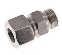 G 3/4'' mâle x 20S Bague coupante droite en acier inoxydable avec joint FKM 400 Bar DIN 2353