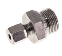 G 3/4'' mâle x 6S Bague coupante droite en acier inoxydable avec joint FKM 630 Bar DIN 2353