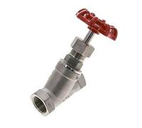G 3/4'' Vanne à siège incliné inox 40 bar