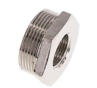 G 3/4'' x G 1 1/2'' F/M Bague réductrice en laiton nickelé 16 Bar