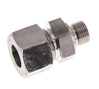 G 3/8'' Male x 16S Anneau de coupe droit en acier inoxydable avec joint FKM 400 Bar DIN 2353